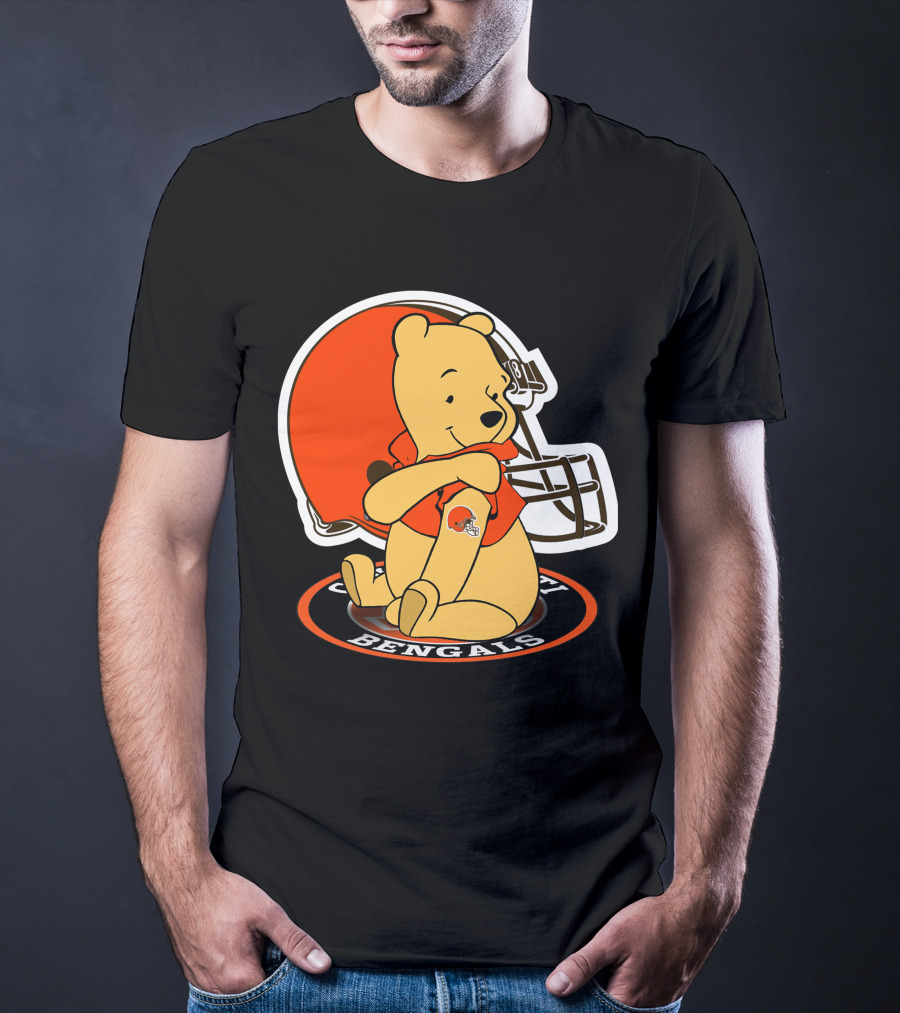 Pooh Browns Cincinnati Bengals T-Shirt