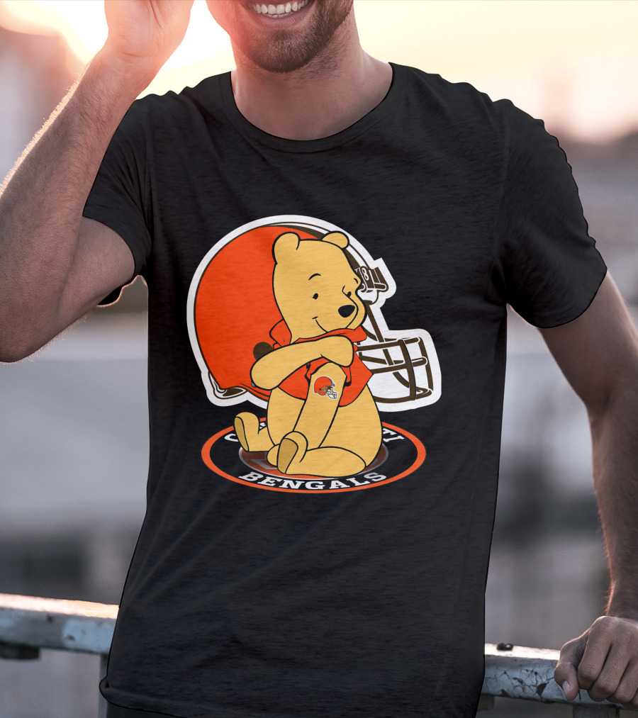 Pooh Browns Cincinnati Bengals T-Shirt