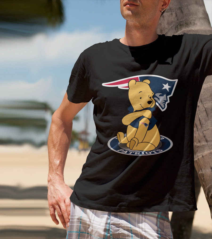 Pooh Patriots New England Crossover T-Shirt