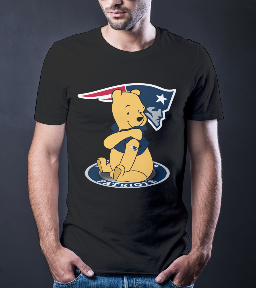 Pooh Patriots New England Crossover T-Shirt