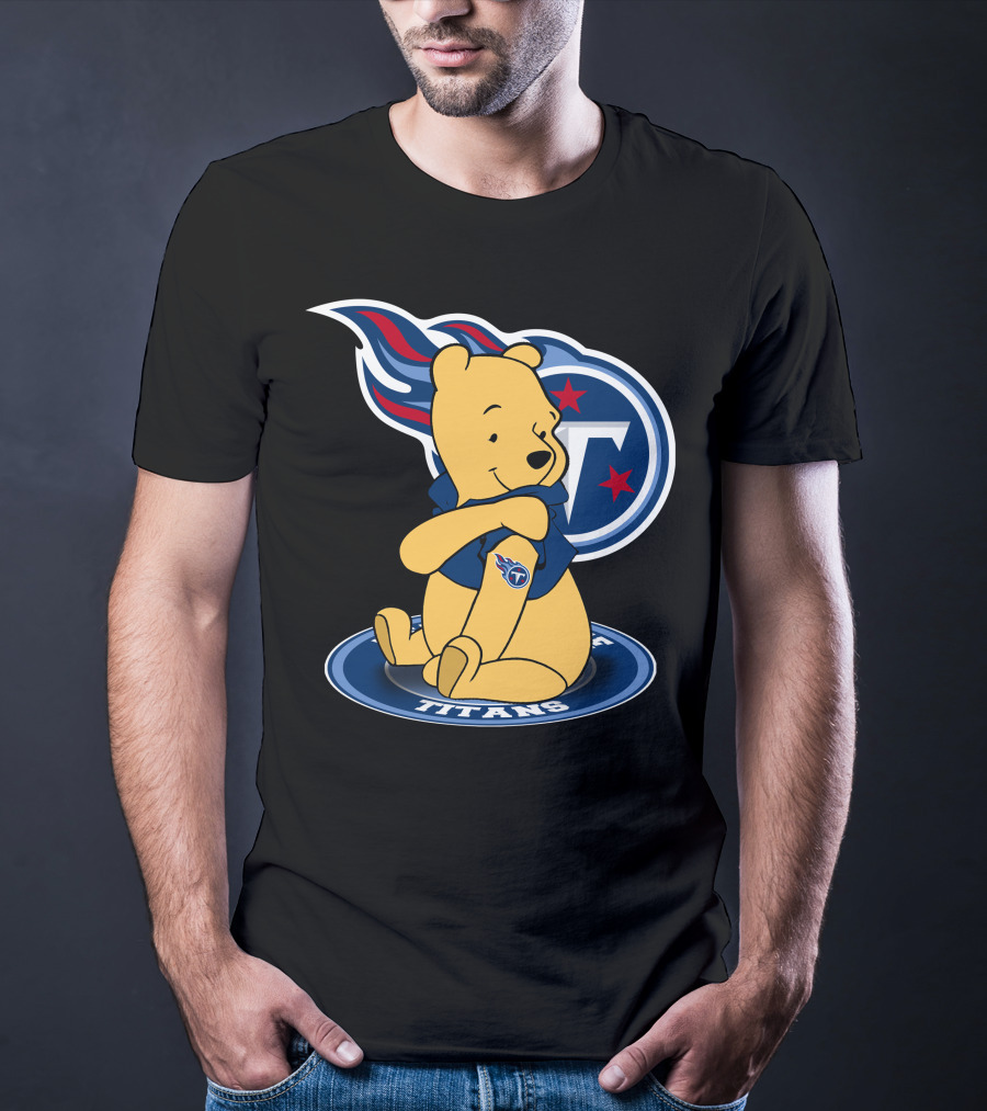 Tennessee Titans Pooh Bear Fan Crossover T-Shirt