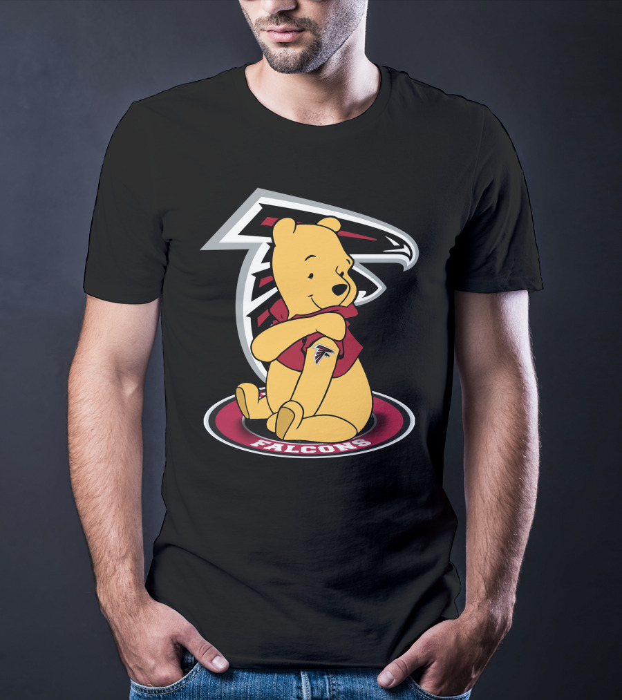 Winnie The Pooh Atlanta Falcons Crossover Fan T-Shirt