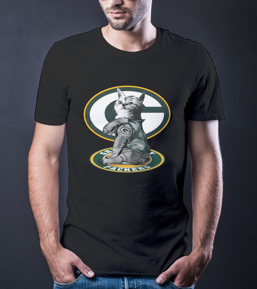 Green Bay Packers Cat Fan T-Shirt