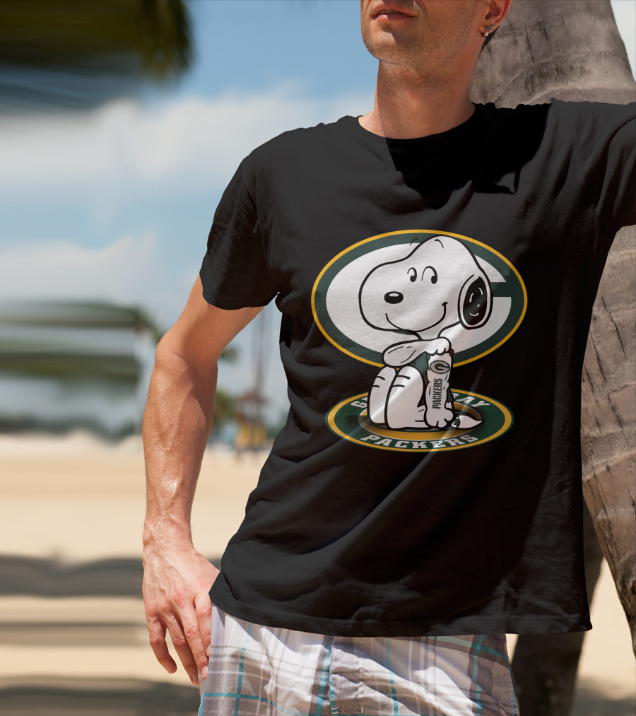 Snoopy Green Bay Packers T-Shirt