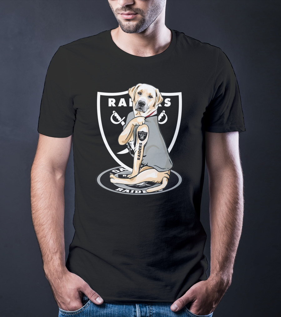 Las Vegas Raiders Labrador Dog Mascot T-Shirt