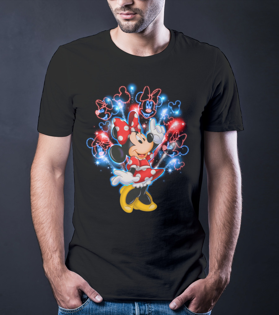 Minnie Mouse Firework Celebration Disney Magic T-Shirt