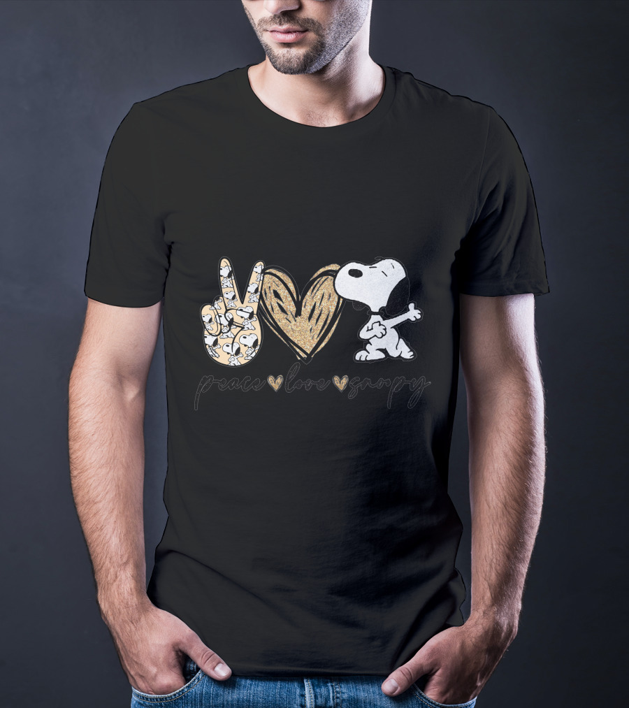 Peace Love Snoopy T-Shirt