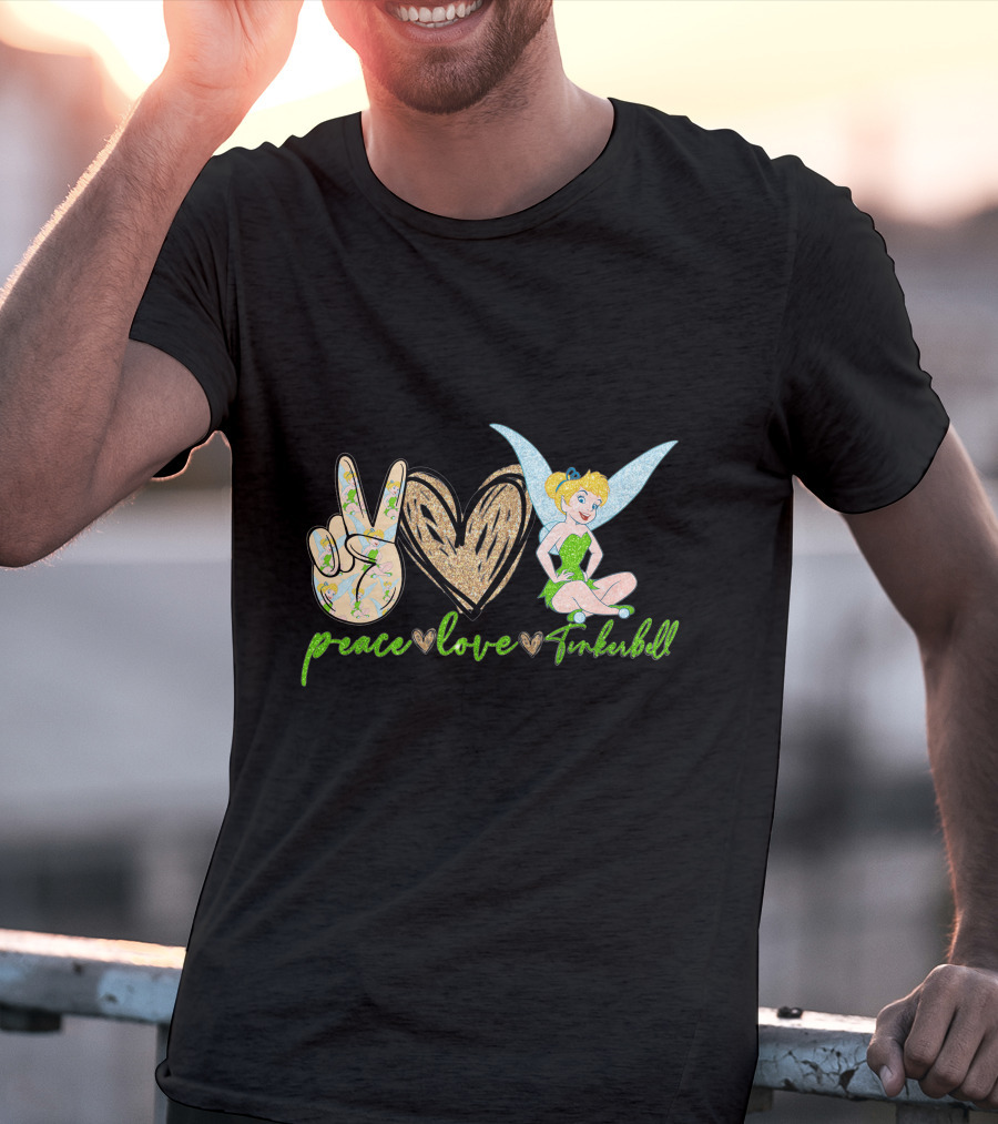 Peace Love Tinkerbell Fairy Magic T-Shirt
