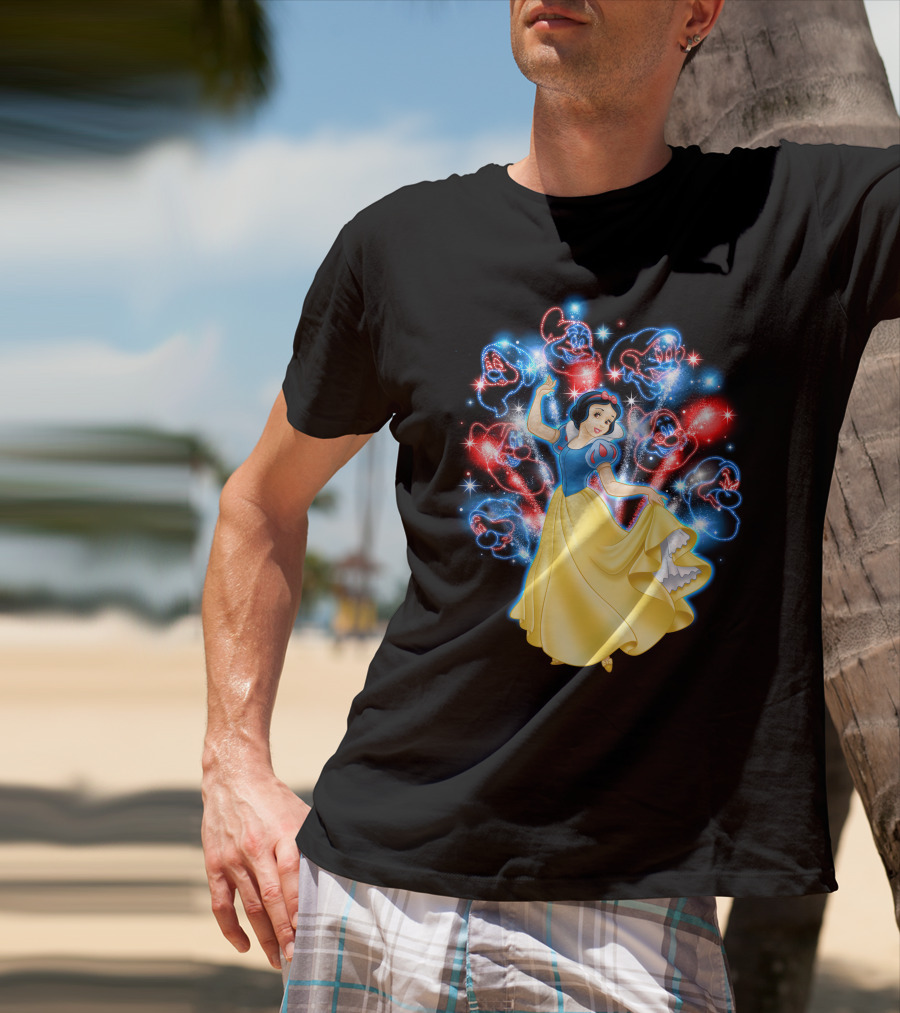 Snow White And Genie Firework Extravaganza T-Shirt