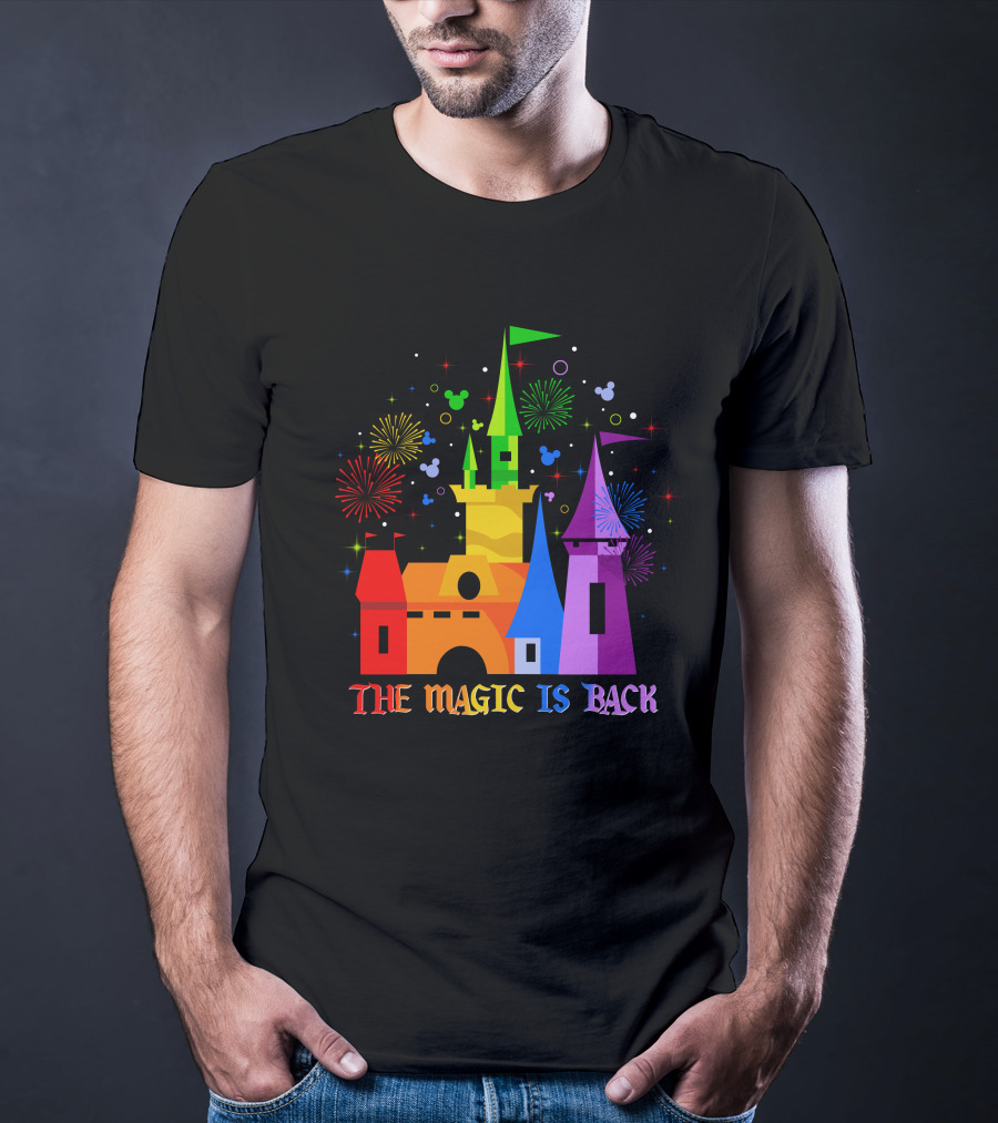 The Magic Is Back Castle Fireworks T-Shirt