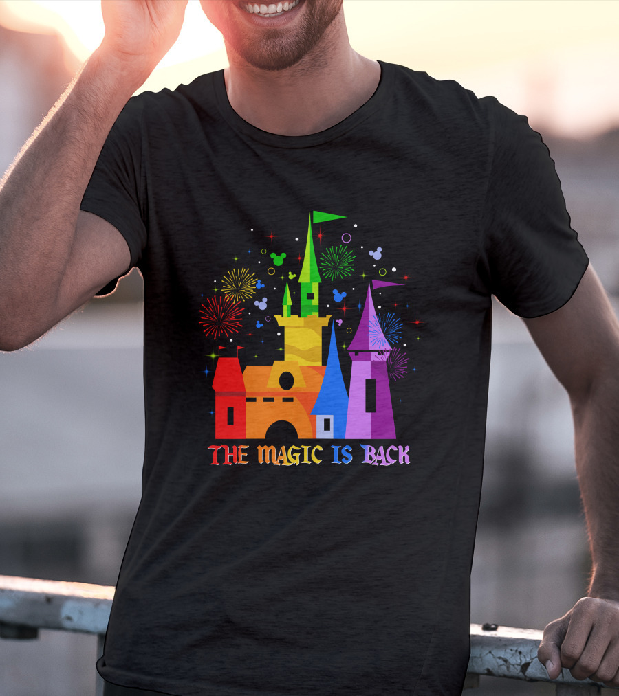 The Magic Is Back Castle Fireworks T-Shirt
