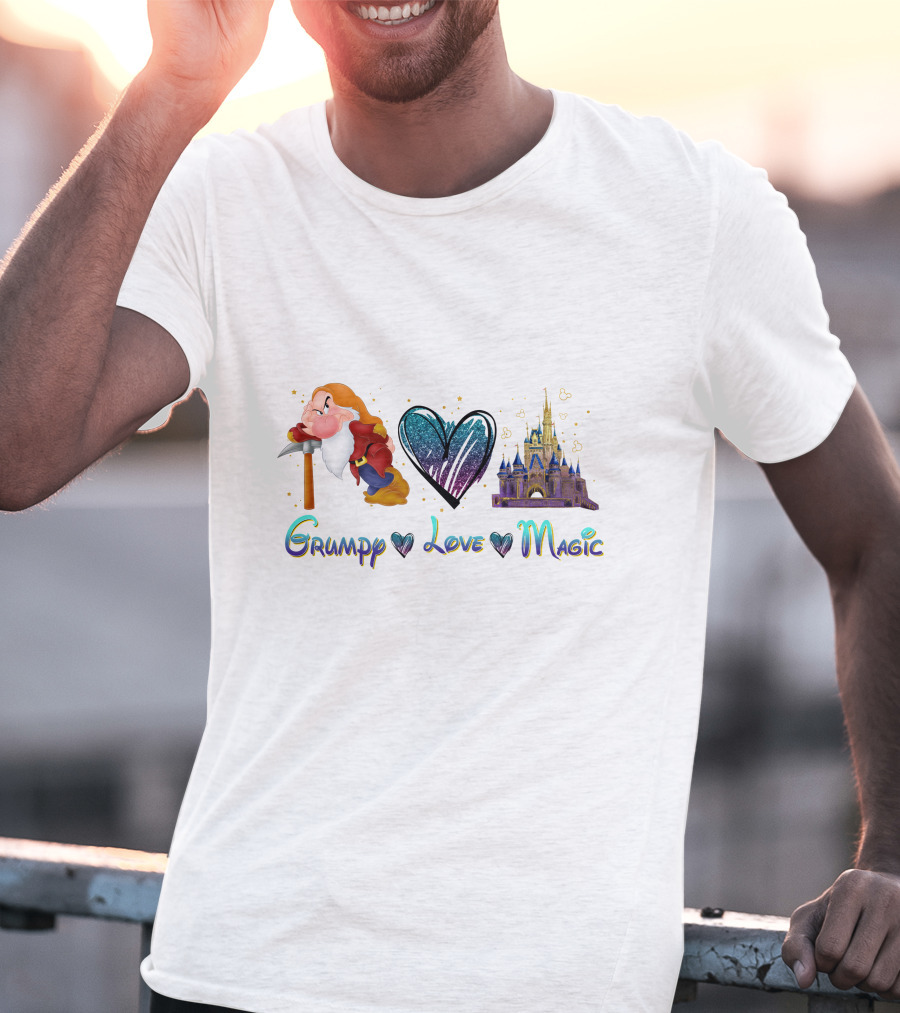 Grumpy Heart Love Castle Magic T-Shirt