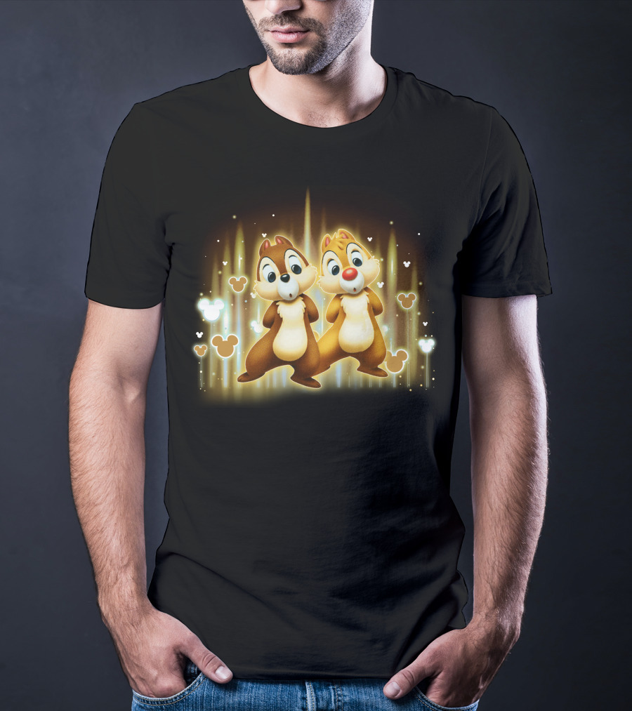 Chip And Dale Mickey Mouse Love T-Shirt