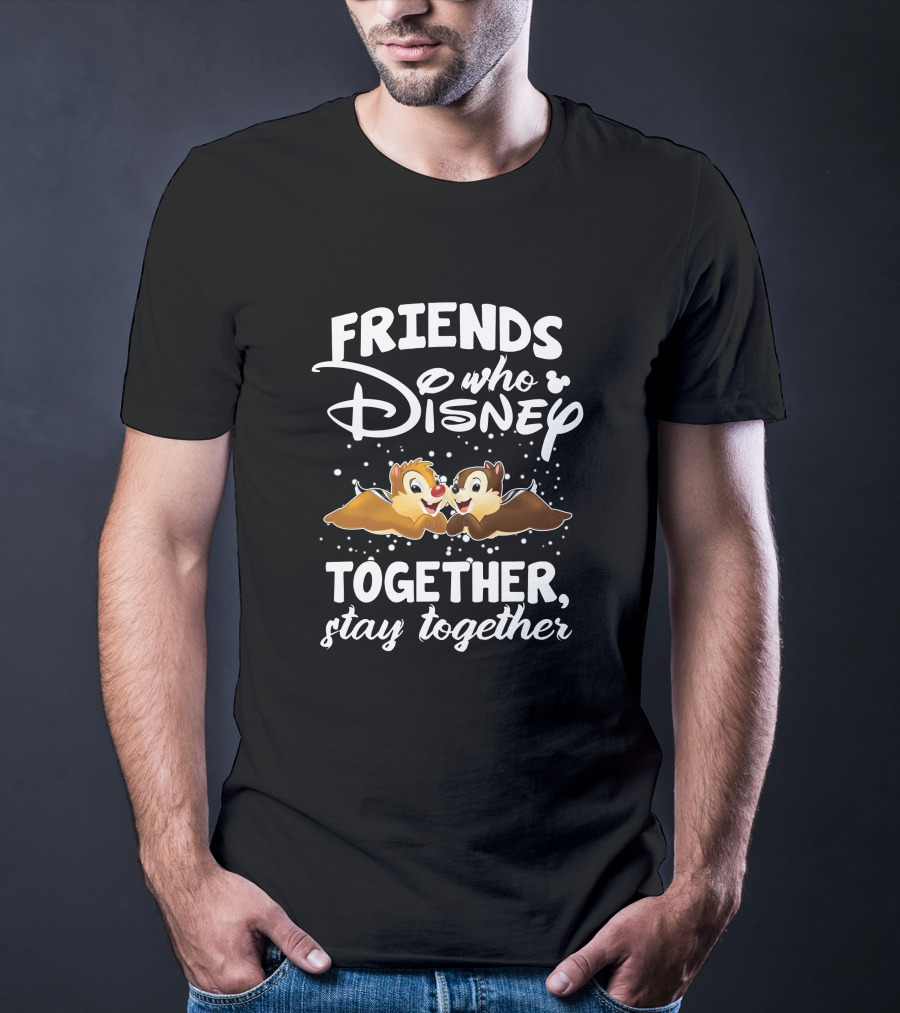Friends Who Disney Together Stay Together Chip And Dale T-Shirt
