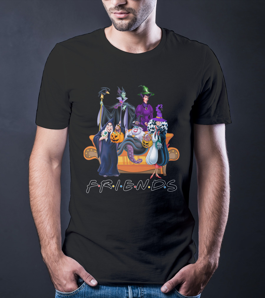 FRIENDS Villainous Halloween Couch Gathering T-Shirt