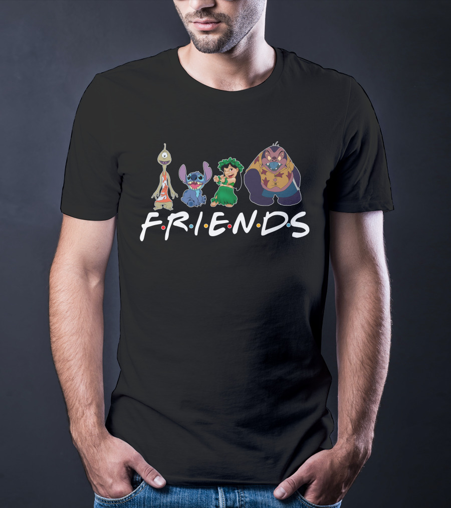 Stitch Friends Lilo Friends TV Show T-Shirt