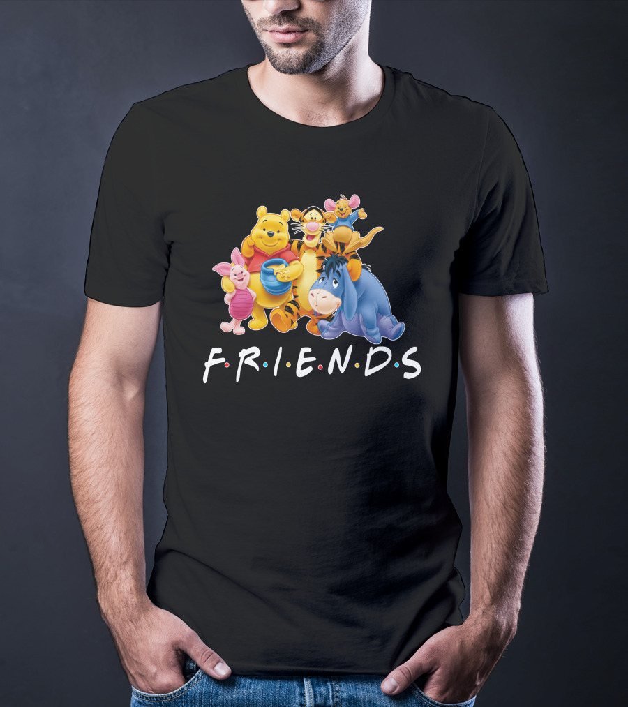 FRIENDS Winner The Pooh Characters With Classic T-Shirt