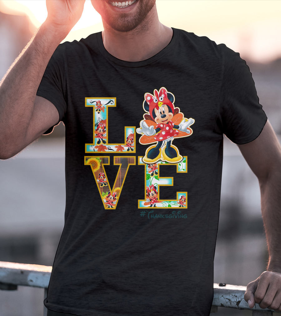 LOVE Minnie Thanksgiving T-Shirt