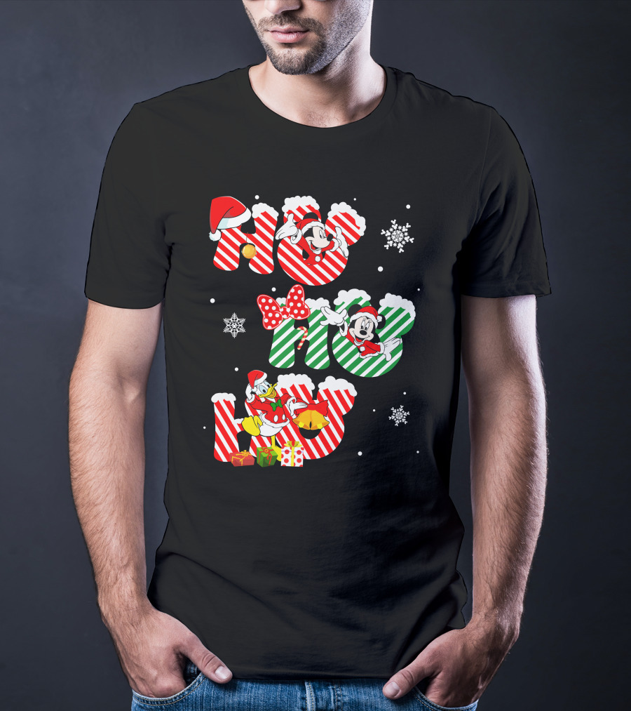 MK And DN Christmas Ho Ho Ho Holiday Fun T-Shirt