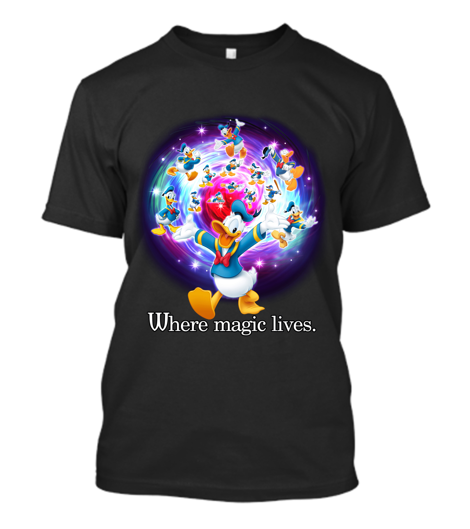 Where Magic Lives Donald Duck Disney Adventure T-Shirt