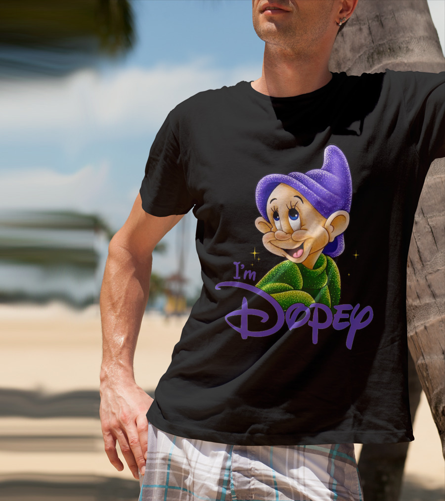 I'm Dopey Disney Character Sparkling T-Shirt