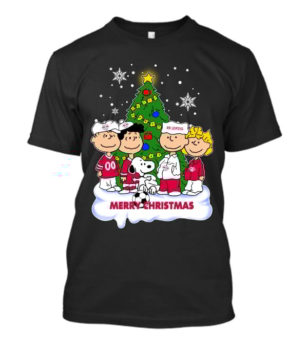 RB Leipzig Merry Christmas Snoopy And Friends Scene T-Shirt