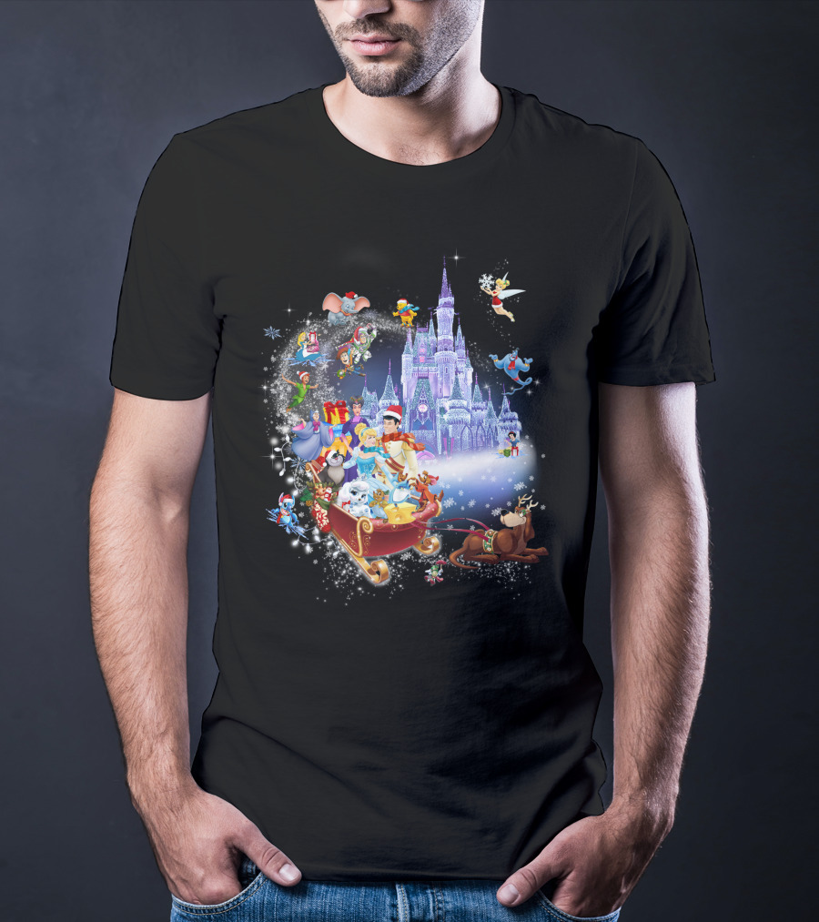 Cinderella Christmas Magic Kingdom Holiday Adventure T-Shirt