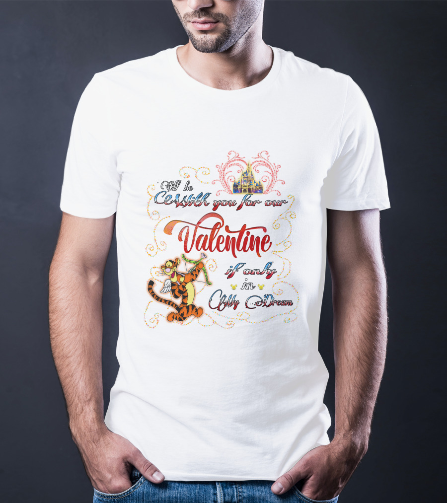 Valentine Castle Tigger Cupid Dream Wishes T-Shirt