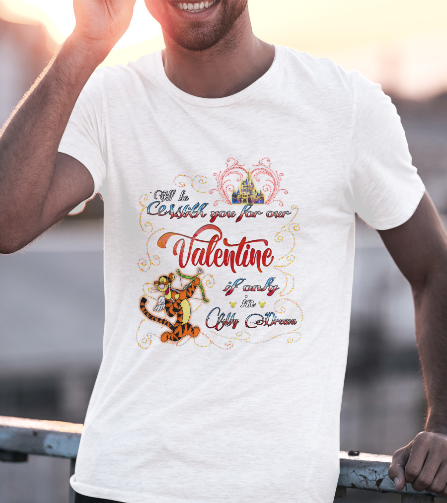 Valentine Castle Tigger Cupid Dream Wishes T-Shirt