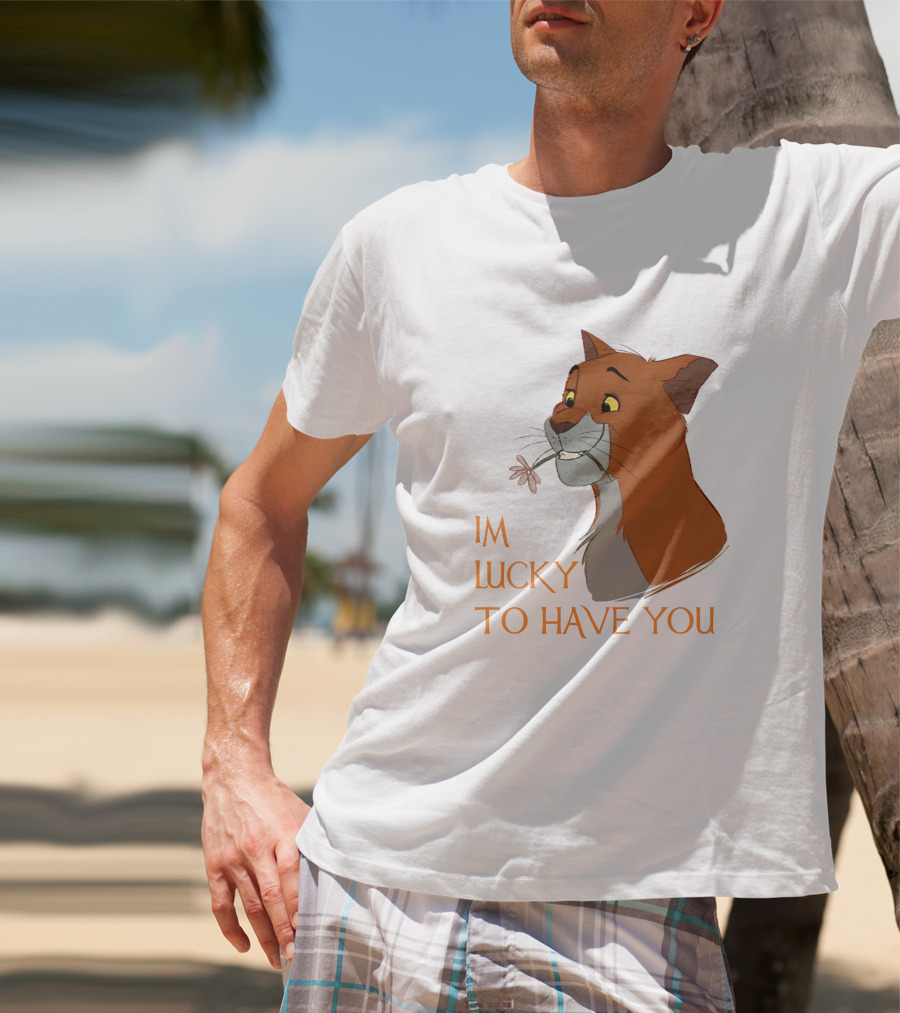 Thomas O'Malley Aristocats I'm Lucky To Have You T-Shirt