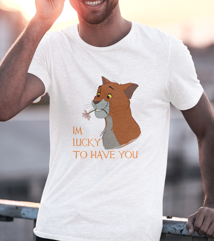 Thomas O'Malley Aristocats I'm Lucky To Have You T-Shirt