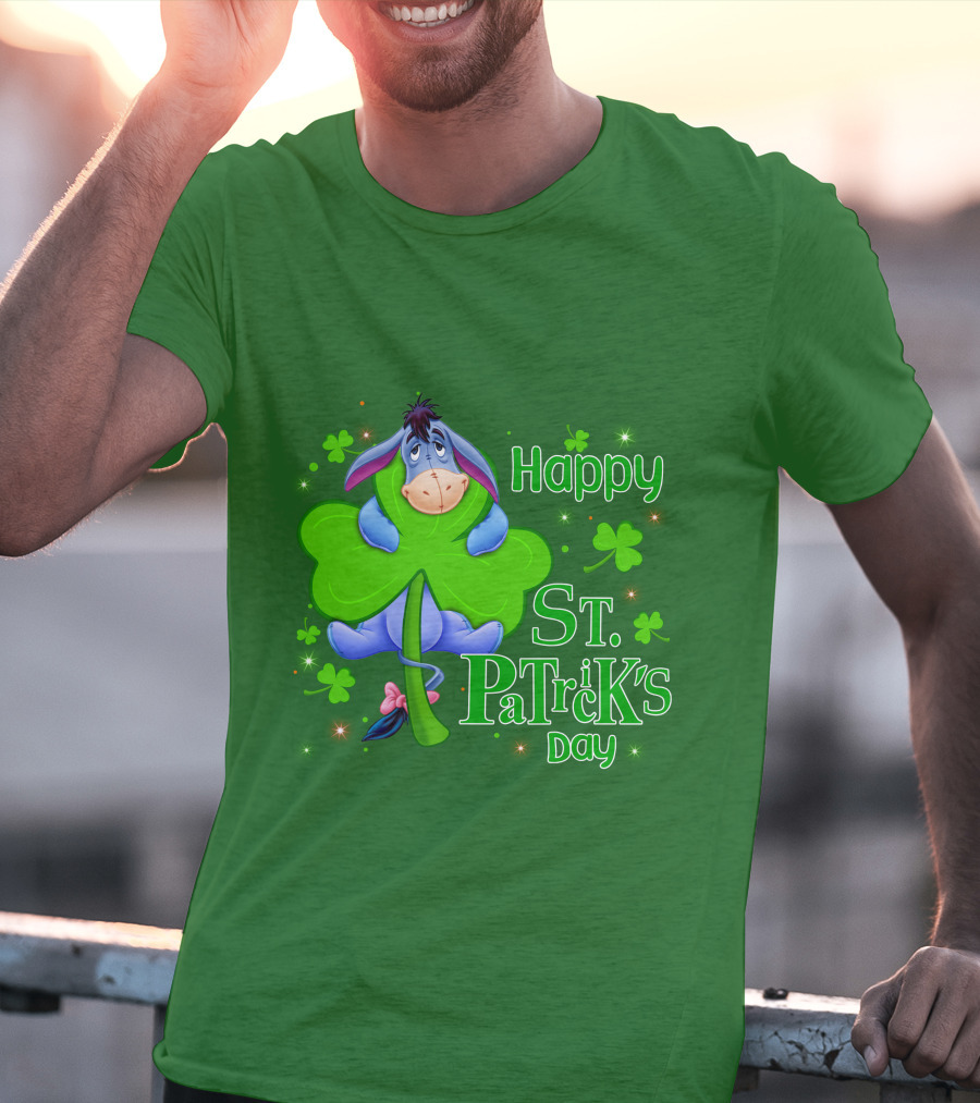 Happy Eeyore St. Patrick's Day T-Shirt