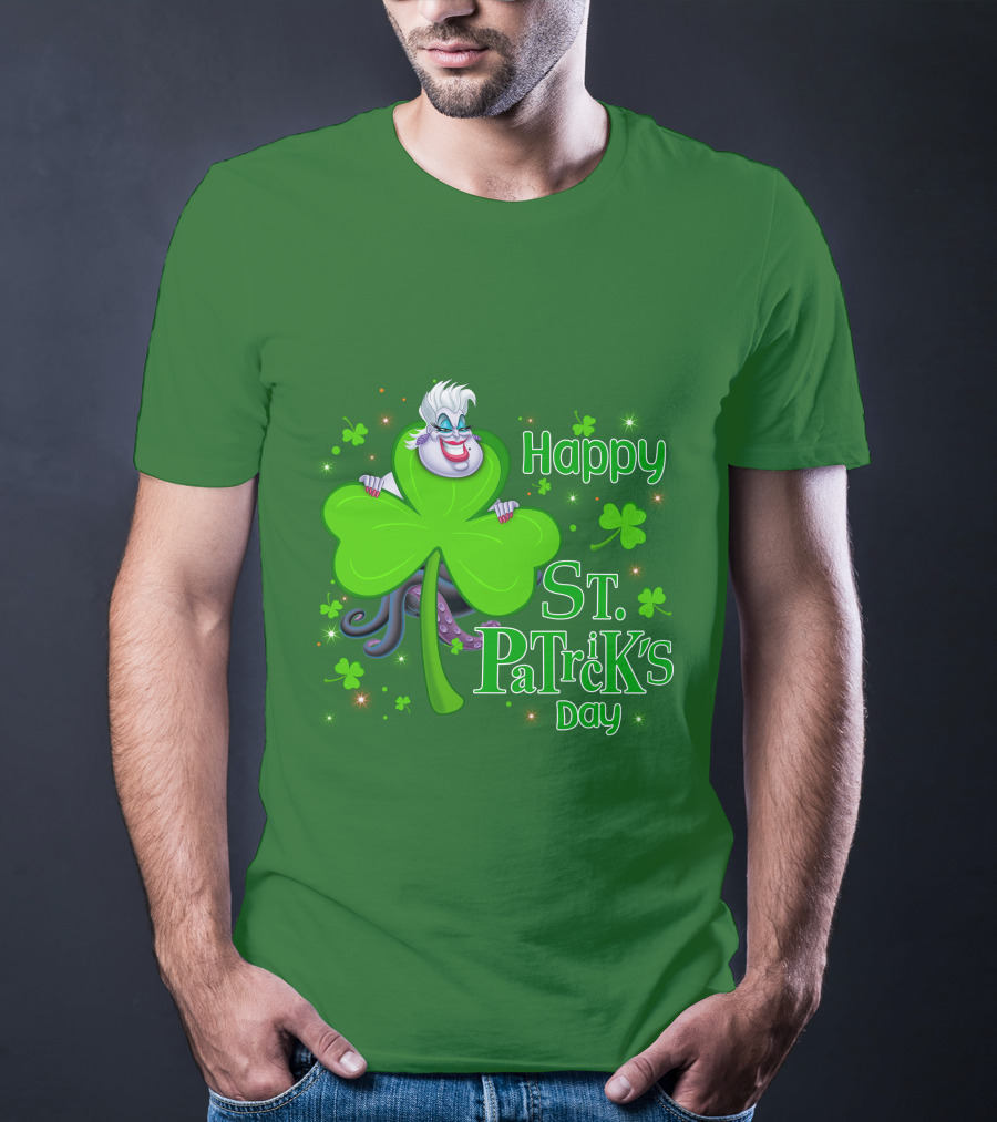 Happy St. Patrick's Day Ursula Shamrock T-Shirt
