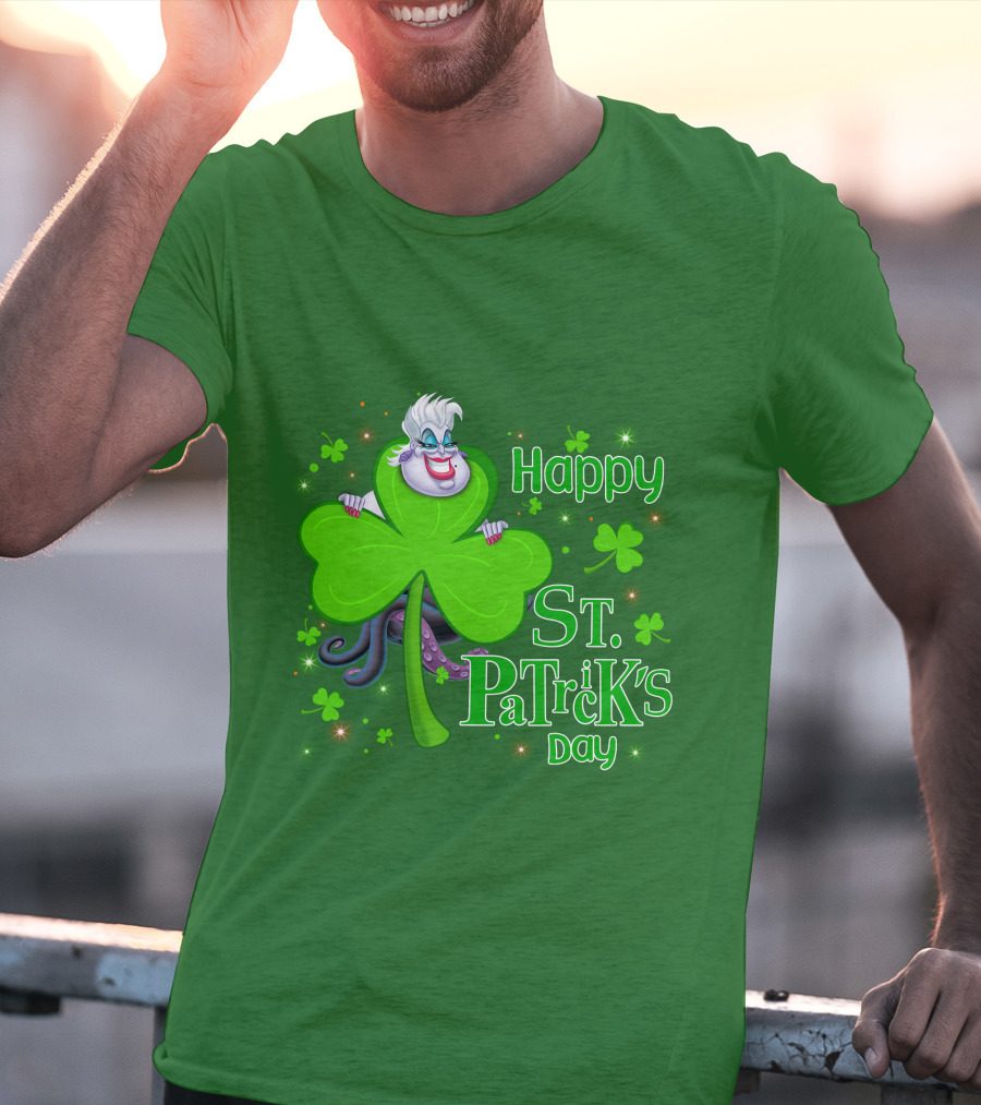 Happy St. Patrick's Day Ursula Shamrock T-Shirt