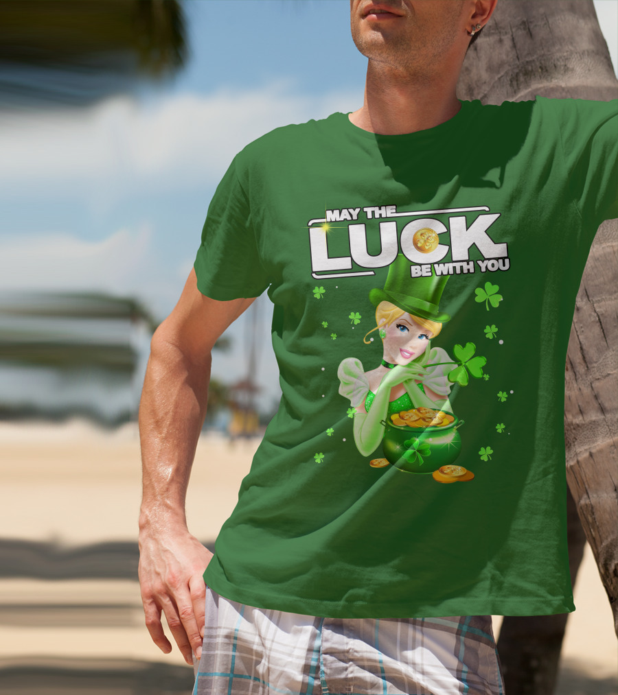 Cinderella May The Luck Be With You St. Patrick's Day T-Shirt