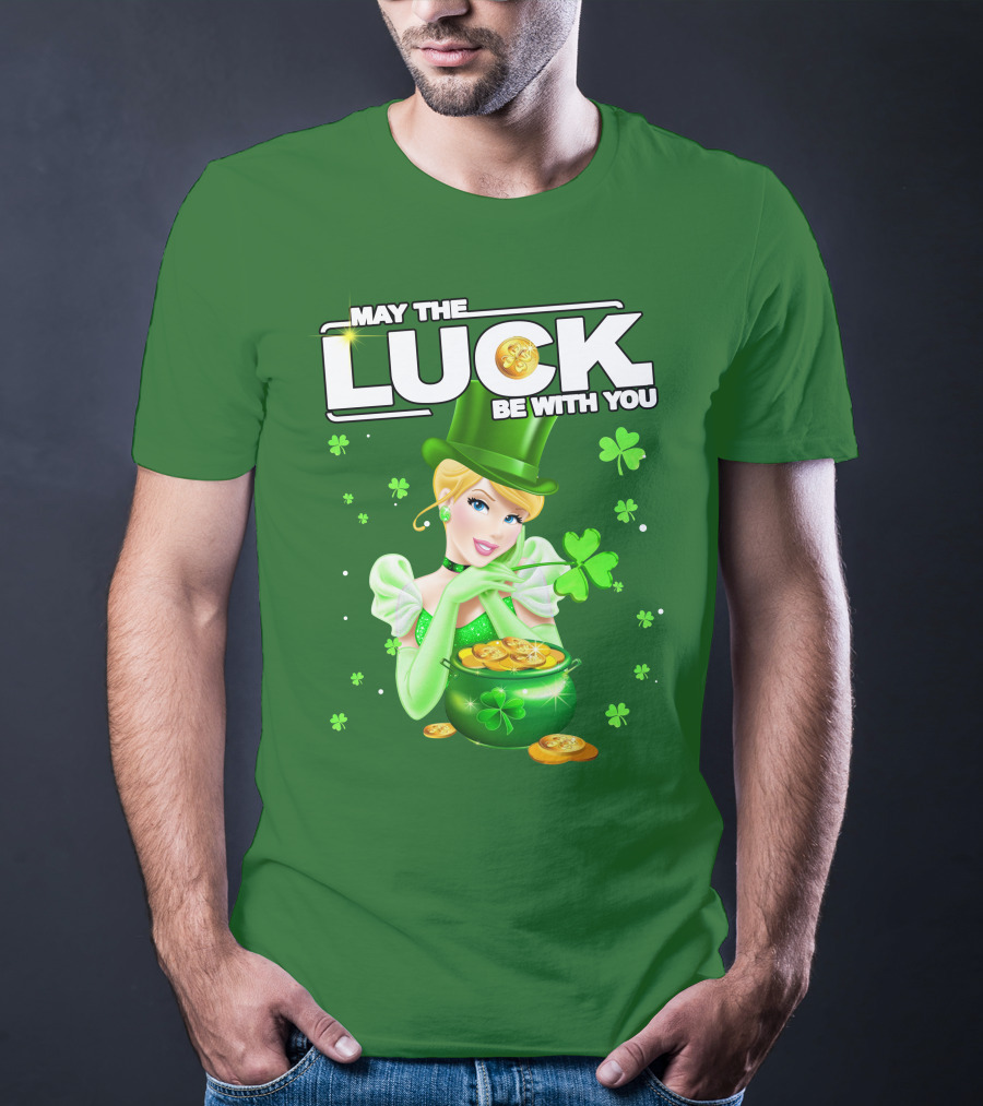 Cinderella May The Luck Be With You St. Patrick's Day T-Shirt