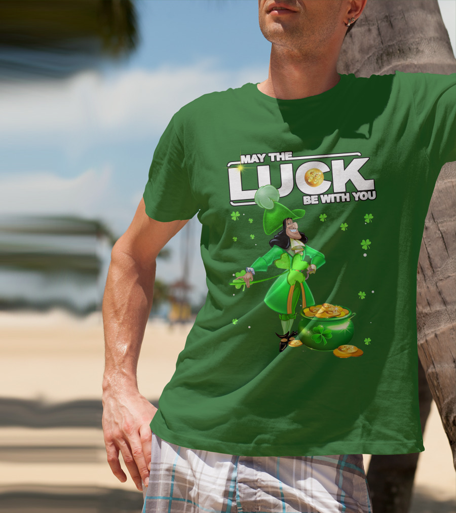 May The Luck Be With You St Patrick's Day Hook T-Shirt