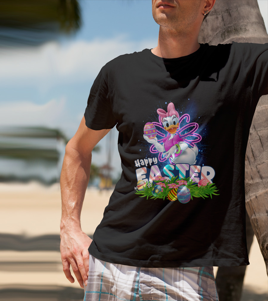 Happy Easter Daisy Duck Easter Eggs T-Shirt
