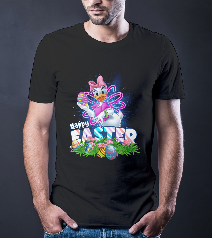 Happy Easter Daisy Duck Easter Eggs T-Shirt