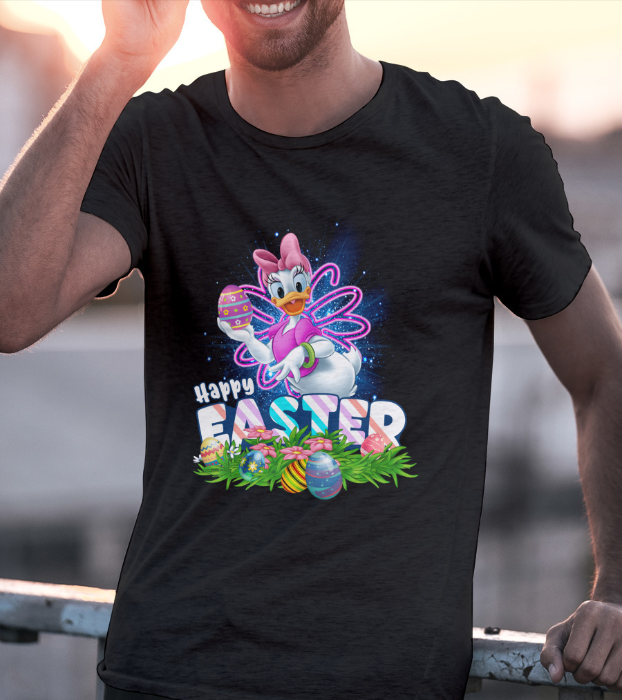 Happy Easter Daisy Duck Easter Eggs T-Shirt