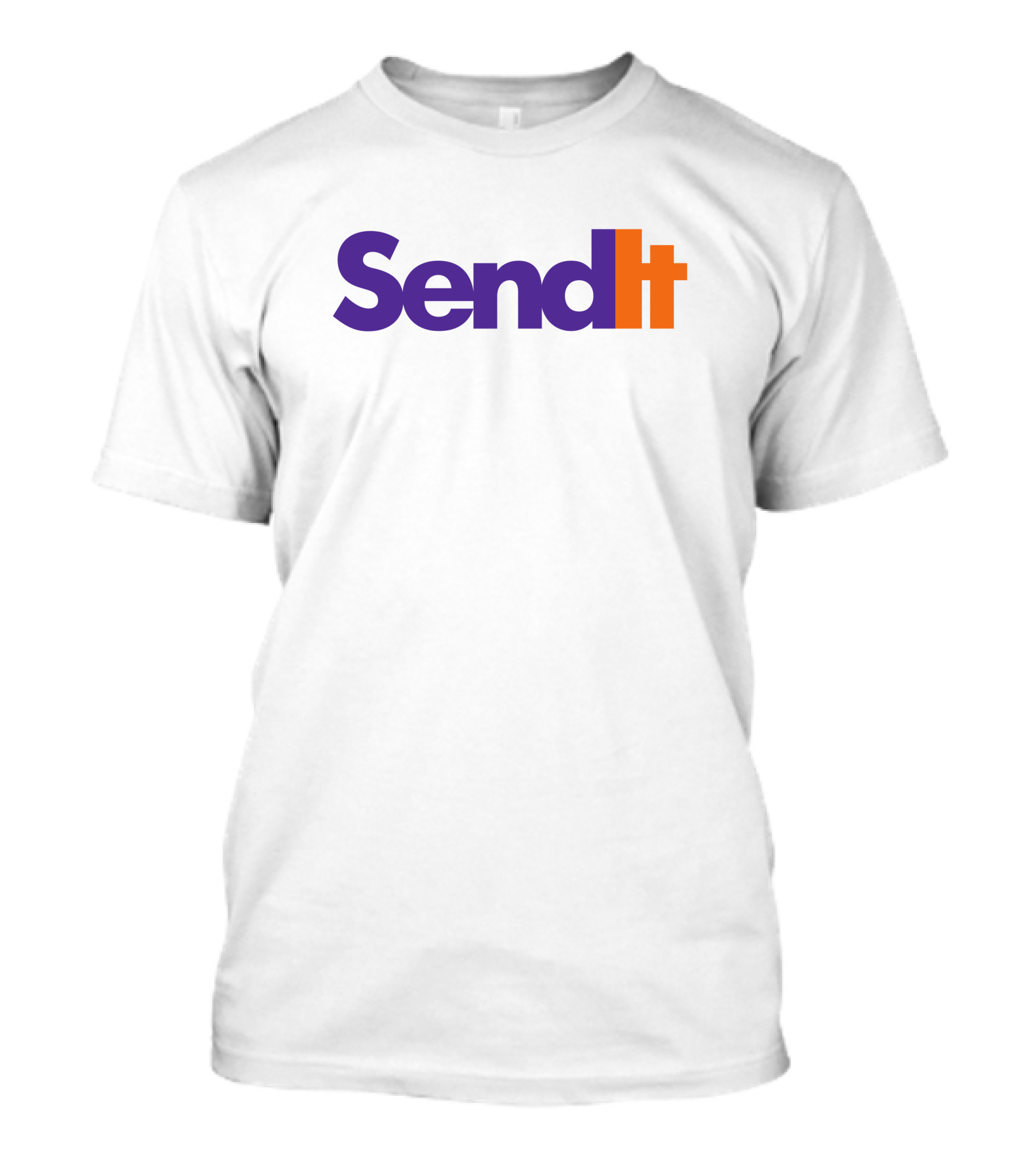Send It Bold Lettering Color Combination T-Shirt