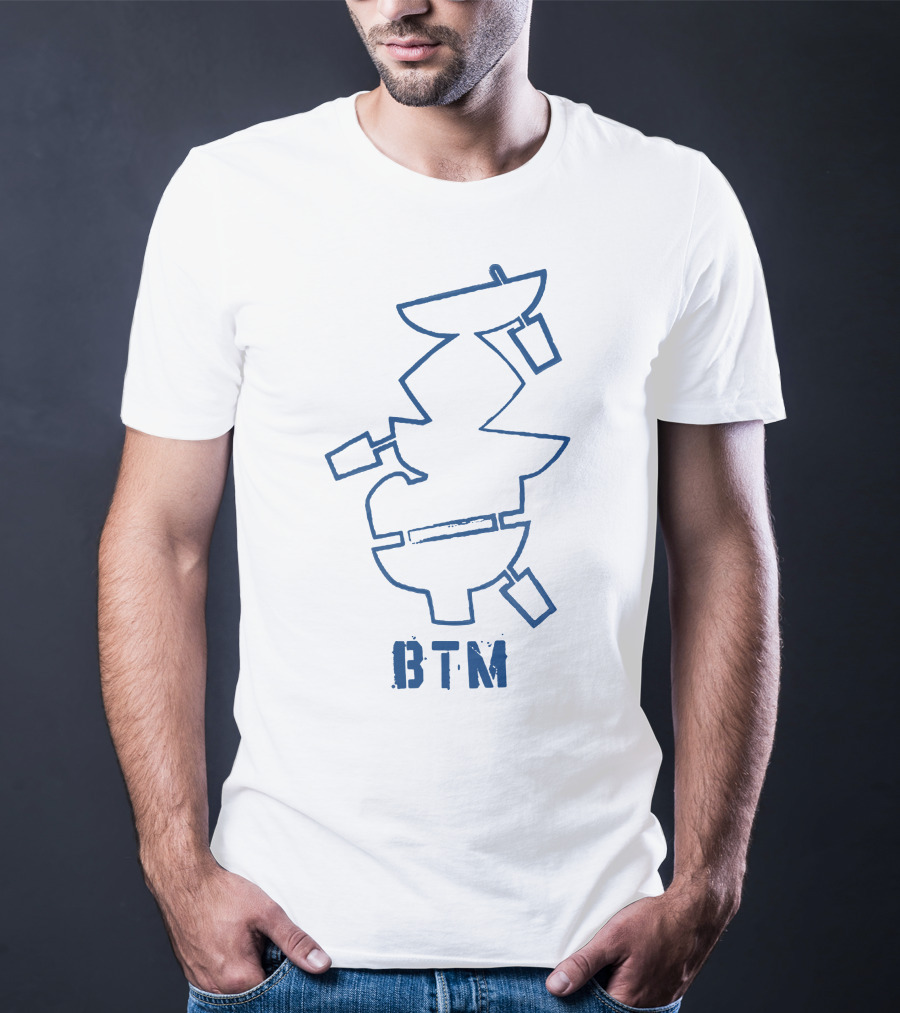 BTM Stacked Bowls Abstract Graphics T-Shirt