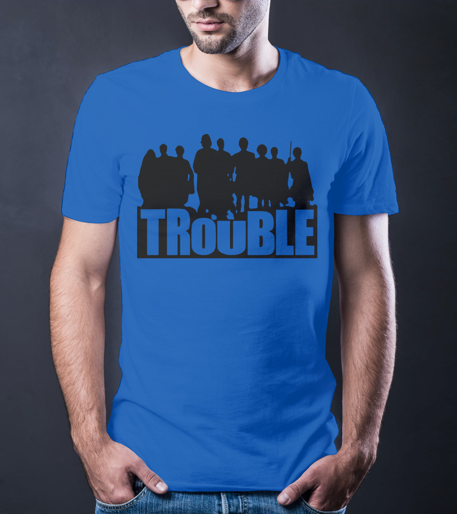 TROUBLE Silhouettes Ensemble T-Shirt