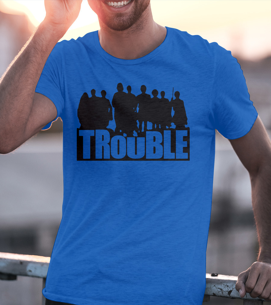 TROUBLE Silhouettes Ensemble T-Shirt