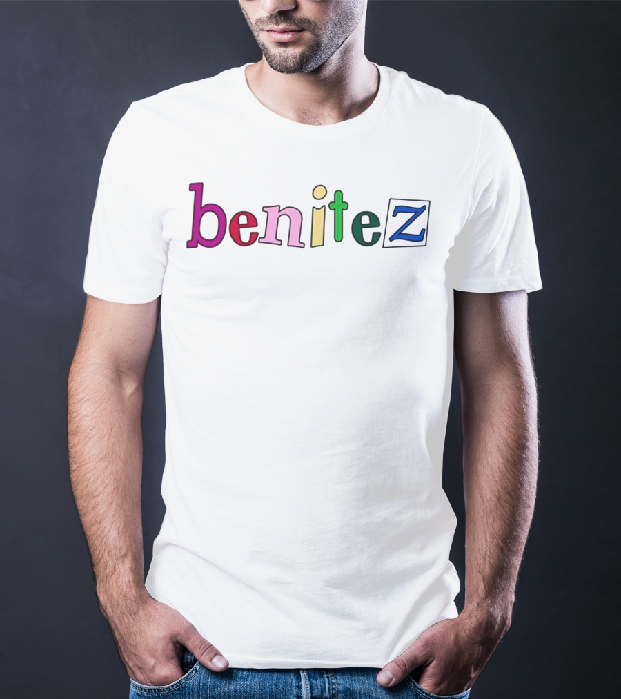 Benitez Rainbow Alphabet Letters T-Shirt
