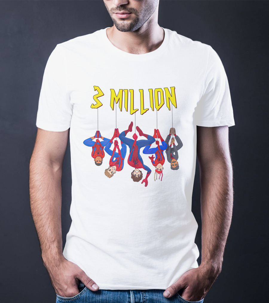3 Million Subscribers Spider Suit T-Shirt