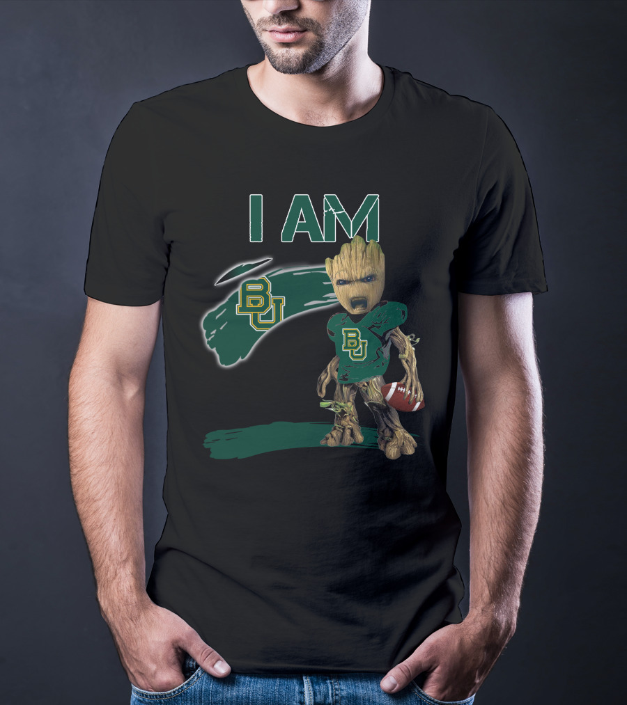 I AM BAYLOR BEARS BU Football Groot T-Shirt