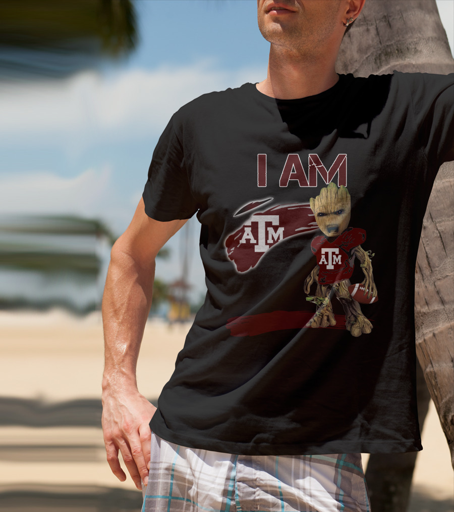 I AM Texas A&M Football Groot T-Shirt