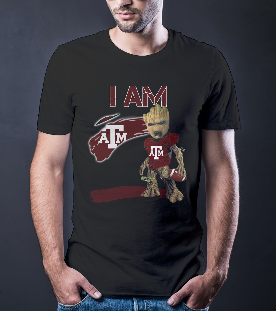 I AM Texas A&M Football Groot T-Shirt
