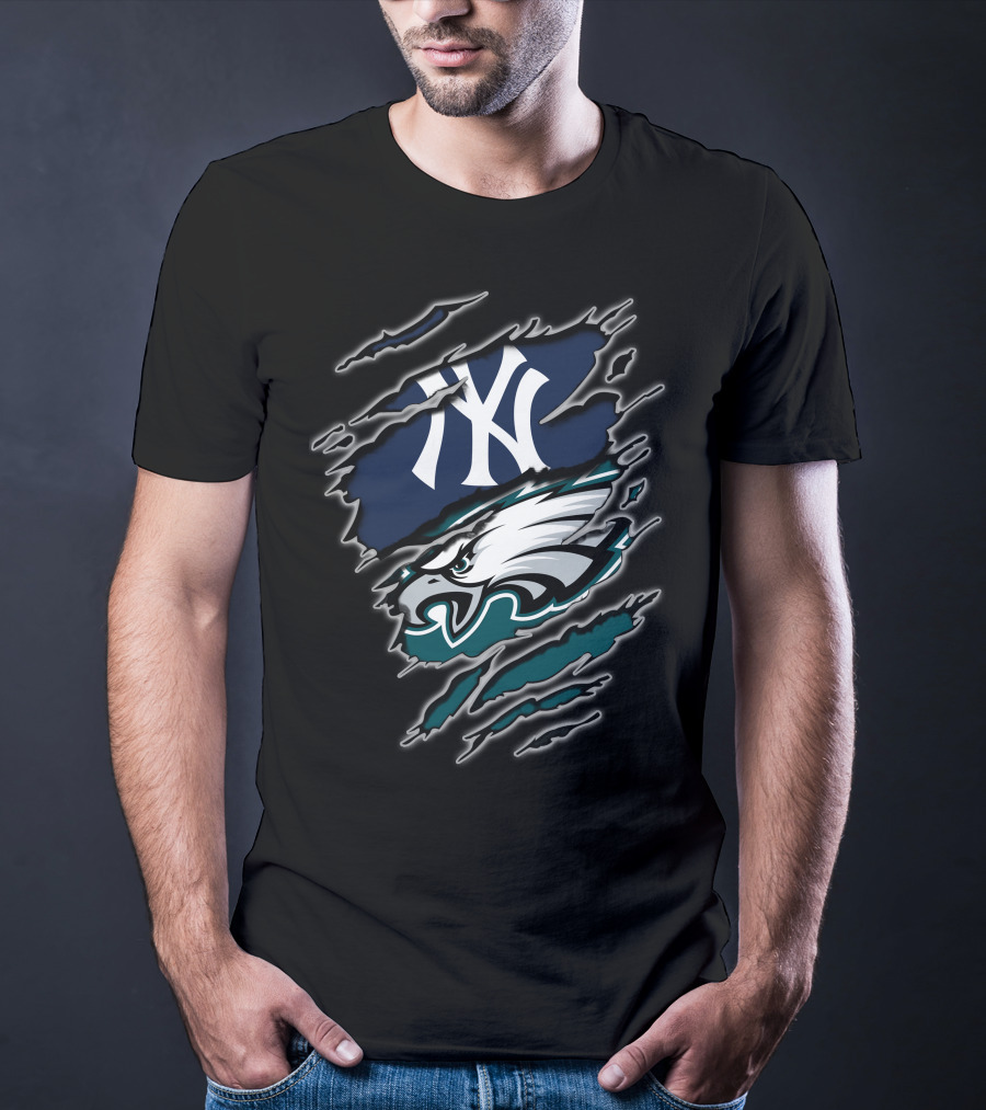 Yankees Eagles Crossover Fan T-Shirt